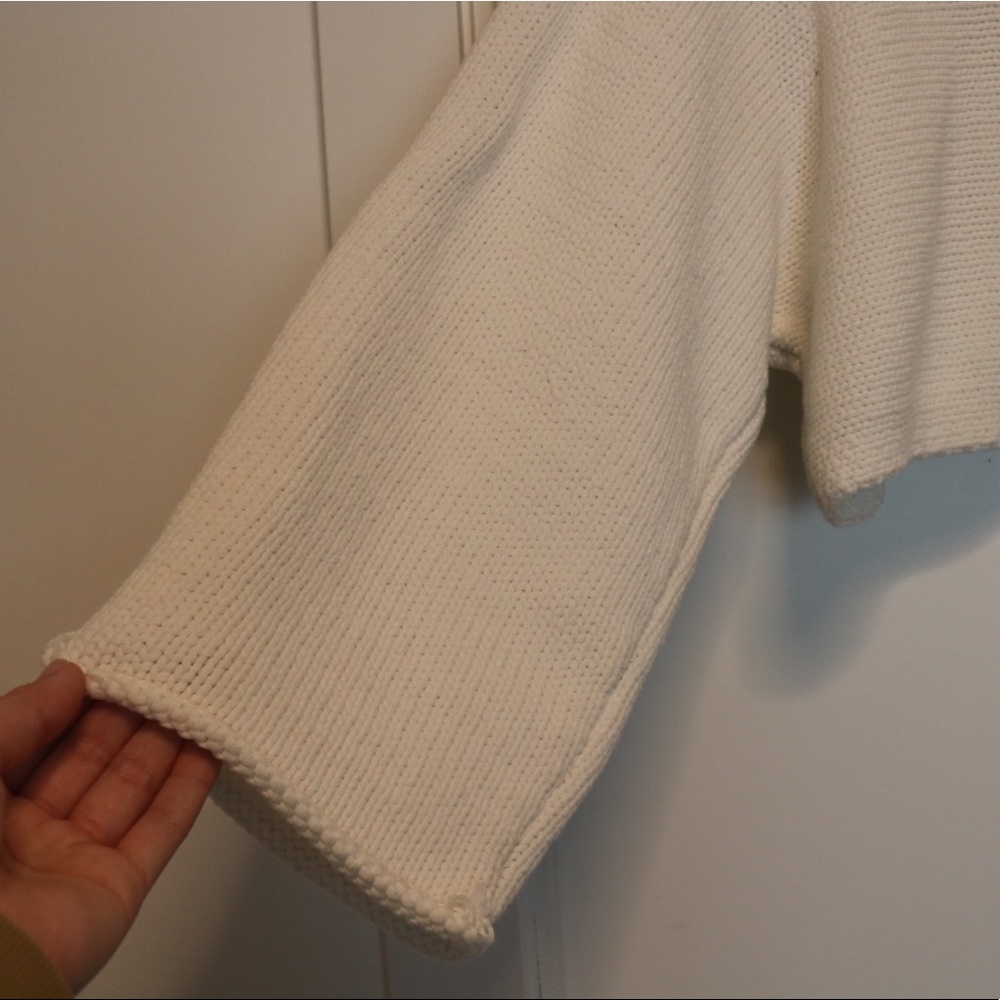 Silence & Noise Cropped Knit Sweater - Picture 4 of 5